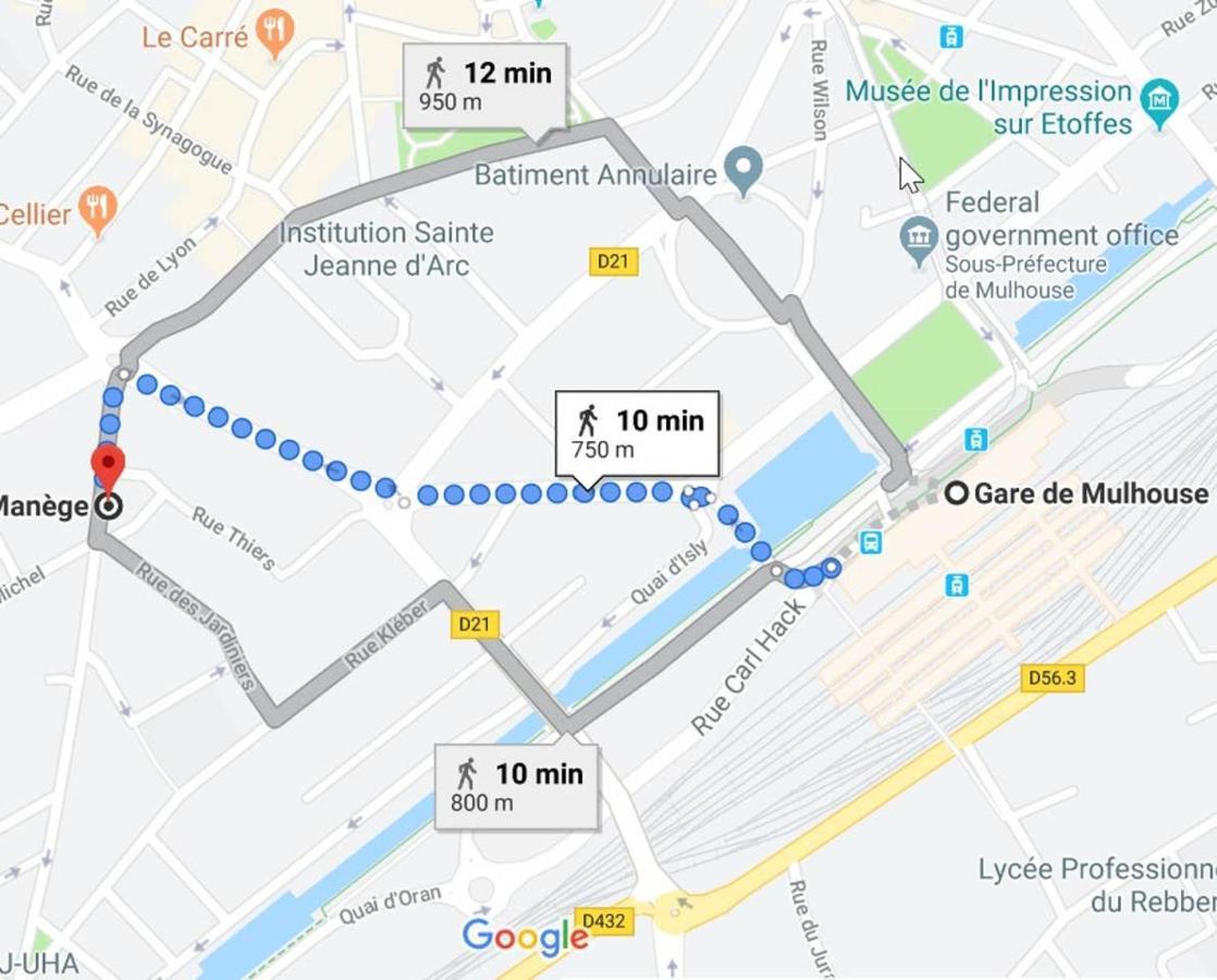 3P Cosy A Mulhouse, 55 M2 Lejlighed Eksteriør billede